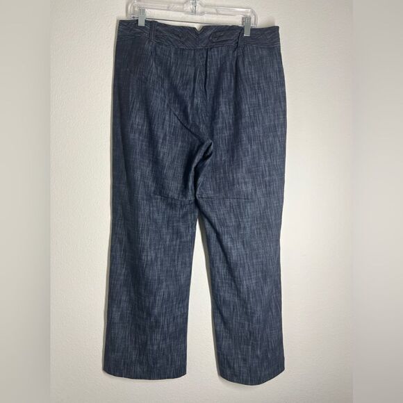 Vintage Y2K 00s Abby Z Denim Pants Blue Gray Straight Size 18W - Picture 2 of 16